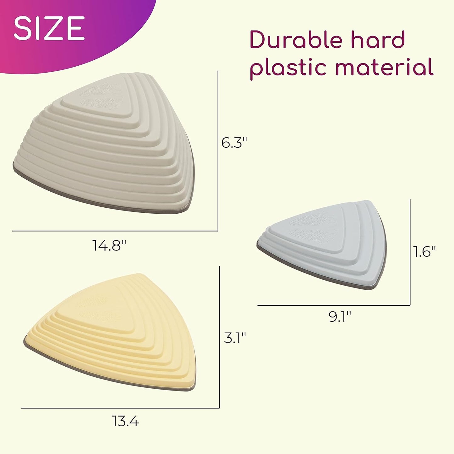 LelyBely™ Stepping Stones for Kids (12 Pcs + Surprise Gift)