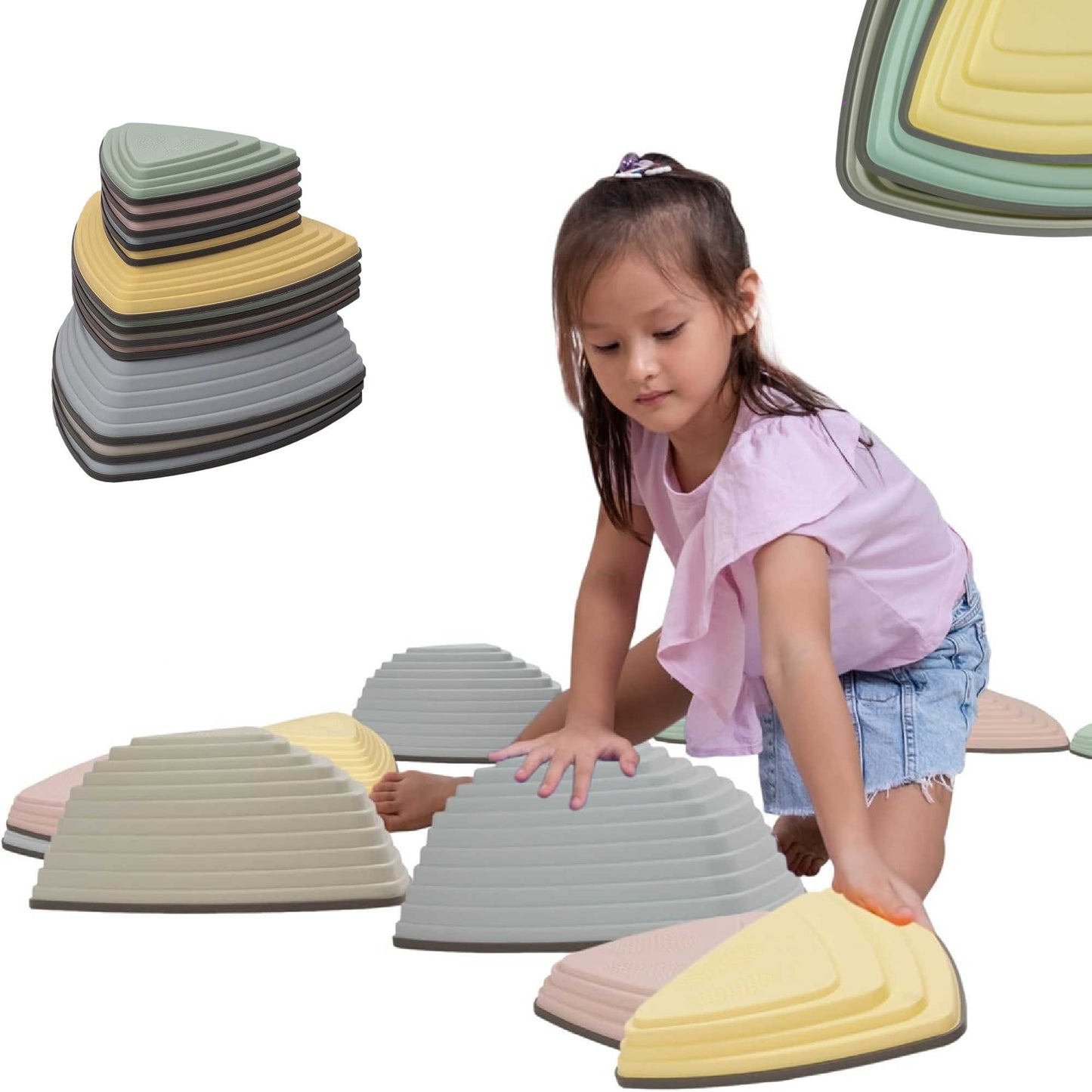 LelyBely™ Stepping Stones for Kids (12 Pcs + Surprise Gift)